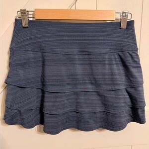 Athleta Blue Tiered Mini Skort Women’s XS